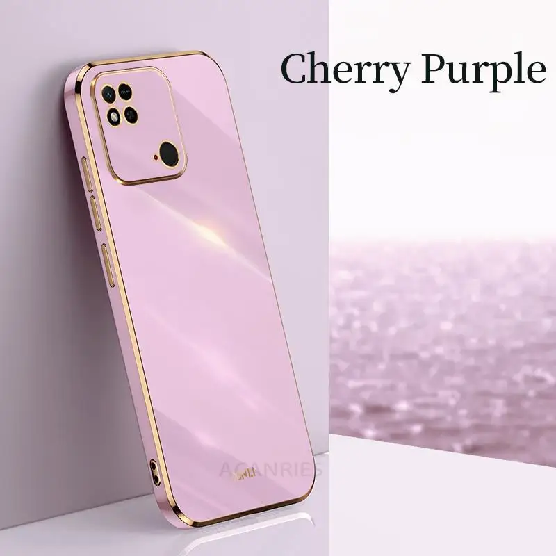 Luxury Silicone Plating Ring Holder Stand Case for Premium Protection, Redmi Series