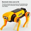 DIY Robot Dog Kit Intelligent Robot Dog Toys Solar Powered Robotics Kit Science Experiment Kit Solar Mechanic Dog Learning game 4