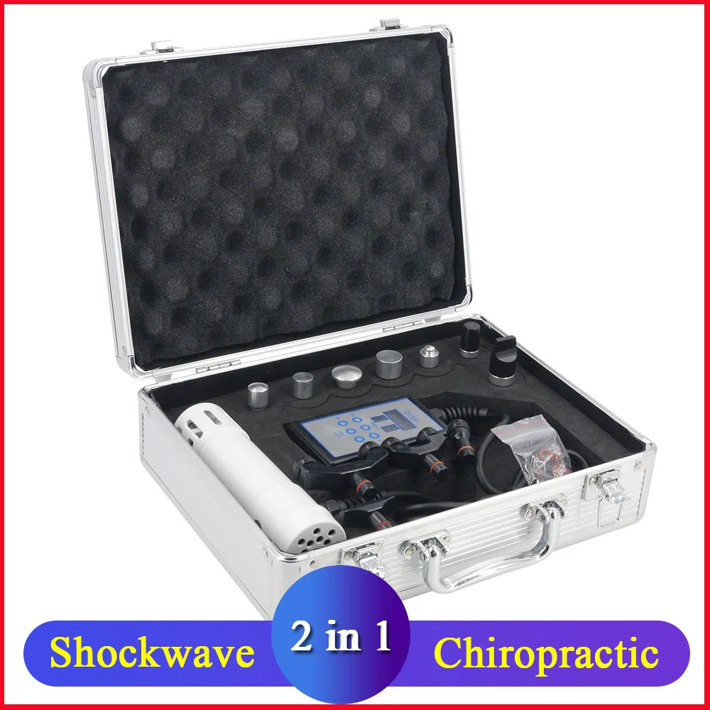 

2in1 Shock Wave Physiotherapy Equipment Shockwave Therapy Machine Massager For ED Treatment And Body Pain Reduction Professional