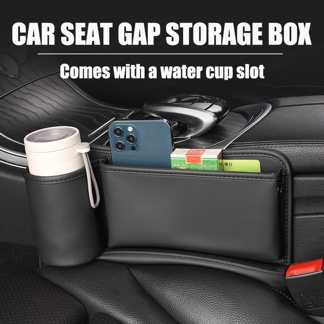 Boîte de rangement porte-gobelet pour siège de voiture, accessoires de  voiture, remplissage d'espace, crevasse