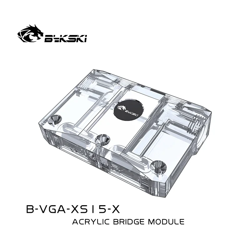Bykski em Forma de l Ponte Módulo para Gpu Bloco de Água Acrílico Multifuncional Mudança de Direção Superior-lado B-vga-xs15-x - Imagem 2