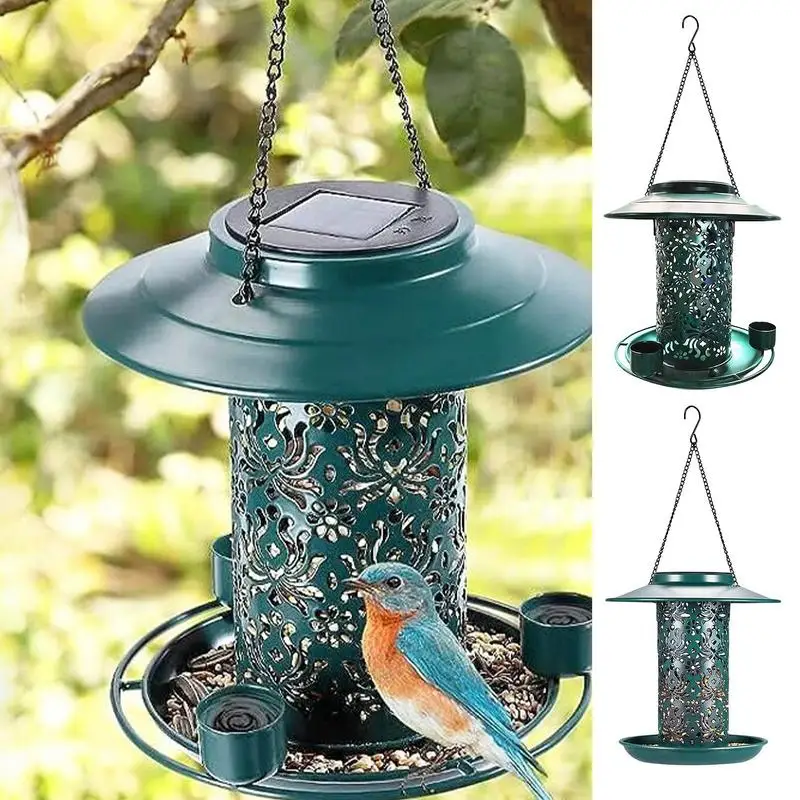 

Кормушка для птиц на открытом воздухе, настенный дозатор для орехов с несколькими отверстиями, пищевой контейнер, подставка для кормления птиц в парке