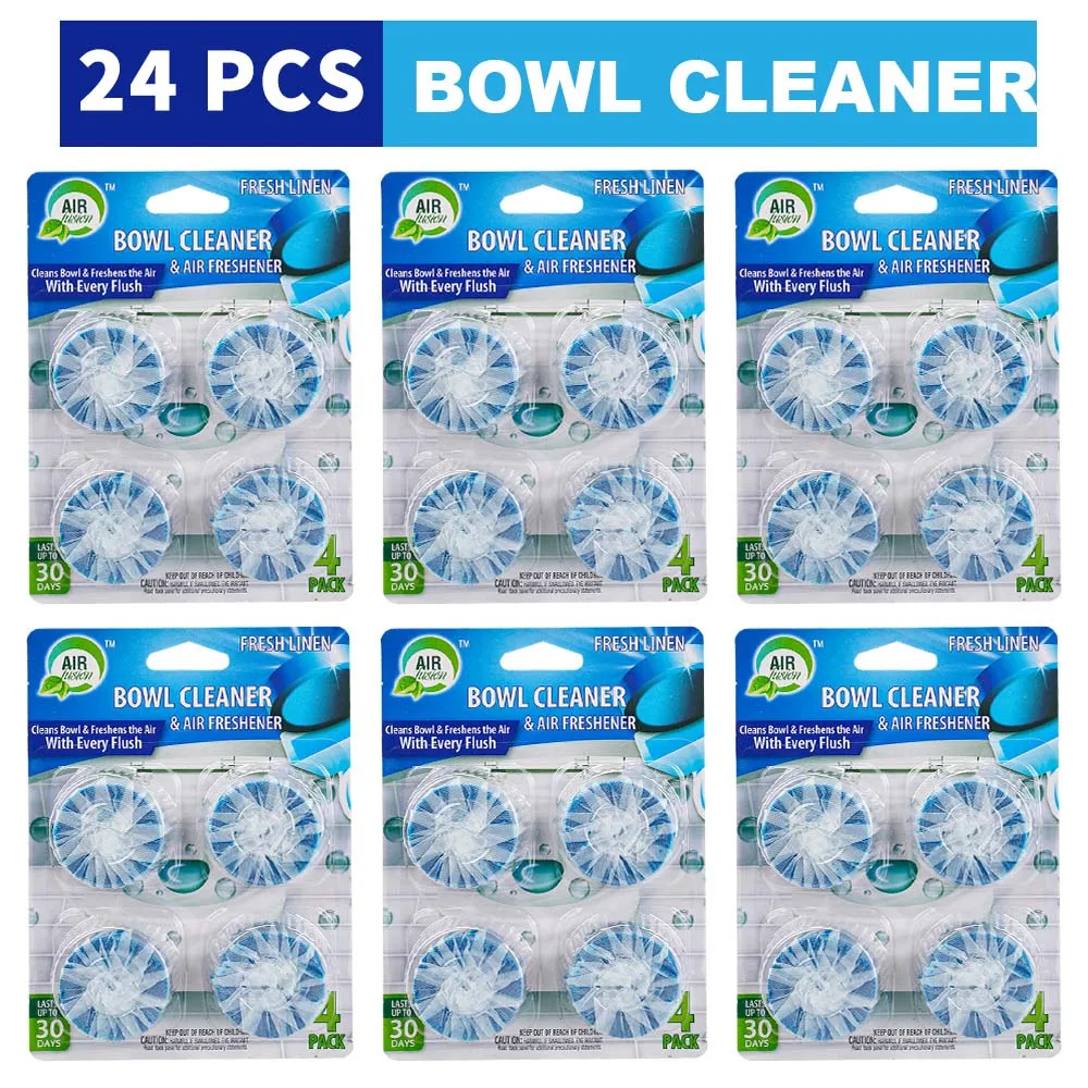 Air Fusion Automatic Toilet Bowl Cleaner Tablets 24 Pack