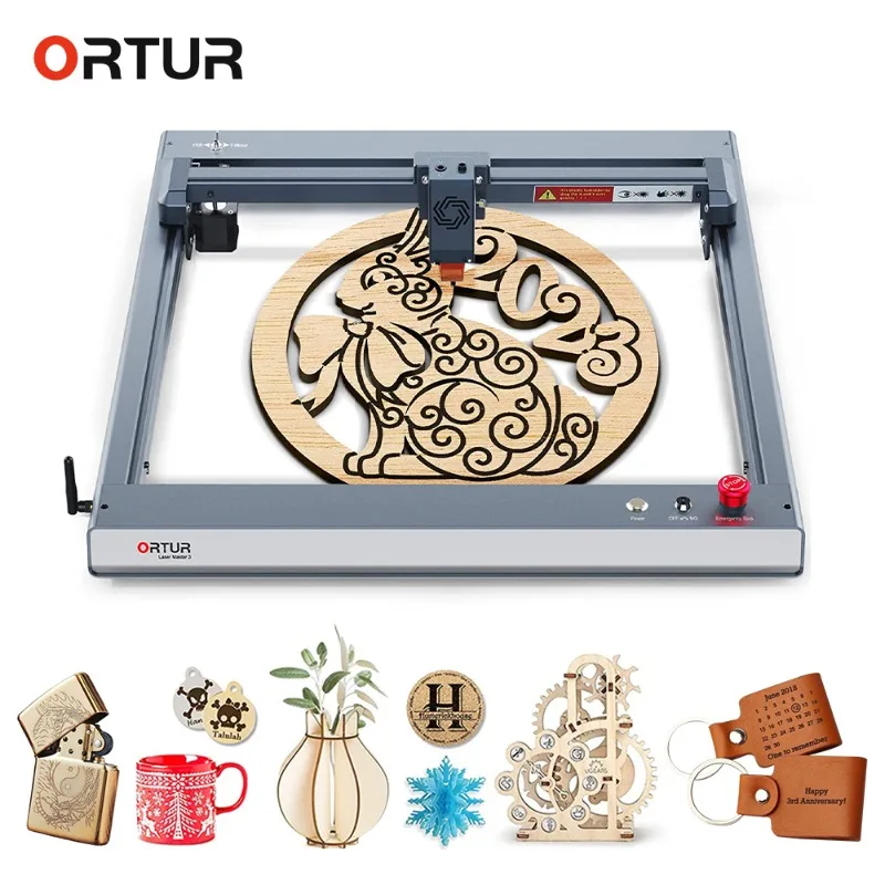 

ORTUR 20000mm/min Fast Laser Engraver Laser Master 3 10W Output Power Laser Engraving Cutting Machine for DIY Metal Wood
