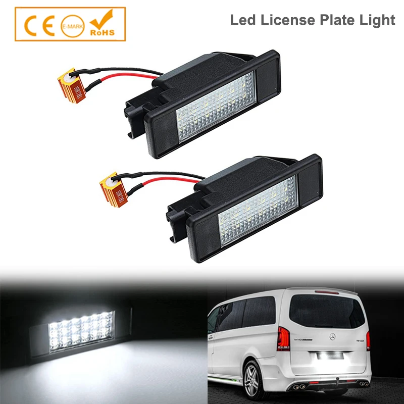 ÉCLAIRAGE PLAQUE D'IMMATRICULATION LED Mercedes Viano W639 Sprinter 906 - Foto 10