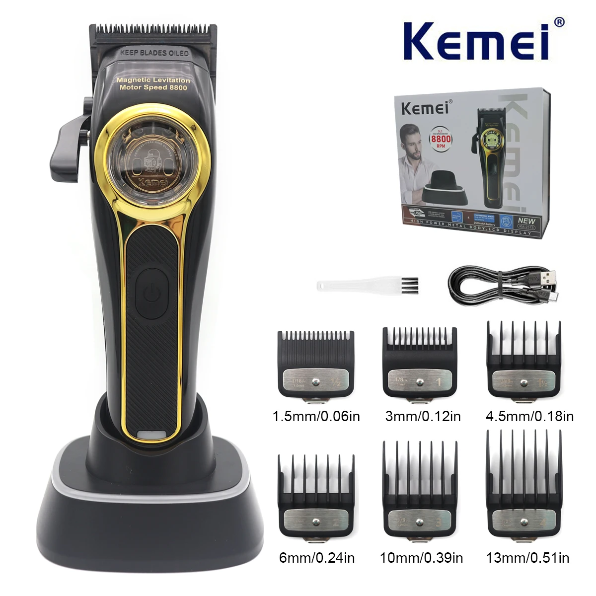 Kemei Cortadora De Pelo Calidad Precio Cortadora De Cabello