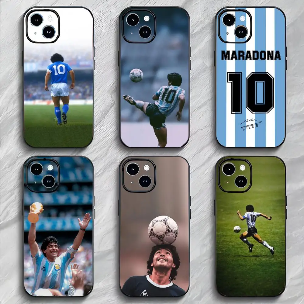 Football Legend Diego Maradona Soft Phone Case - Lightweight and Durable Protection