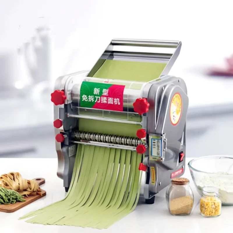 Electric Noodle Making Machine Dough Steel Household Dough Press Commercial Rolling Machine Roll Pastry
