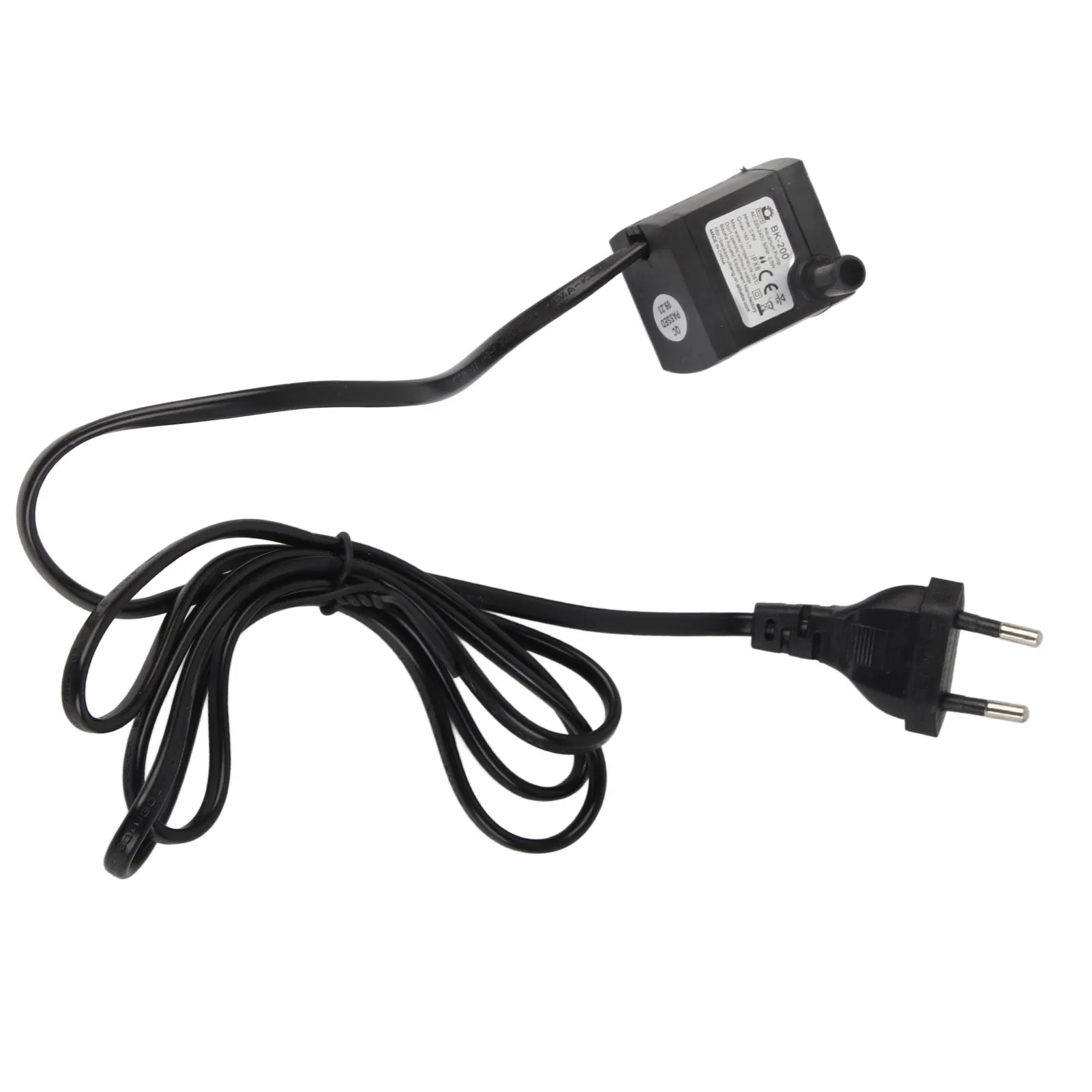 Submersible Water Pump 220‑240V Mini Submersible Water Pump Adjustable Quiet IPX8 Waterproof Fountain Pump with Suction Cup for Aquarium EU Plug