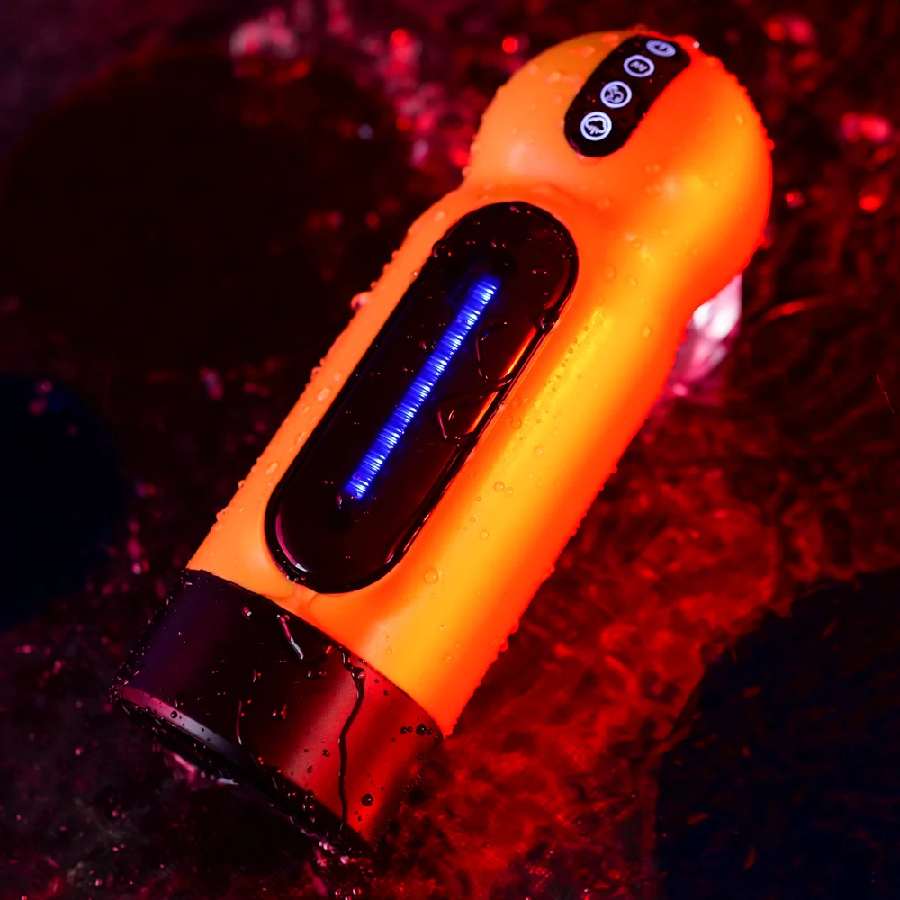 Masturbator Automatische Mannelijke Cup Telescopisch Zuigen Seks hine Robot Echte Kut Orale Pijpen Masturbati_voghion.com