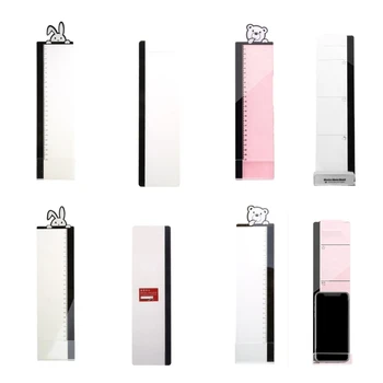 모니터 메모 보드, 아크릴 모니터 스티커 메모 홀더 지우기 모니터 메시지 보드 알림 컴퓨터 모니터 화면