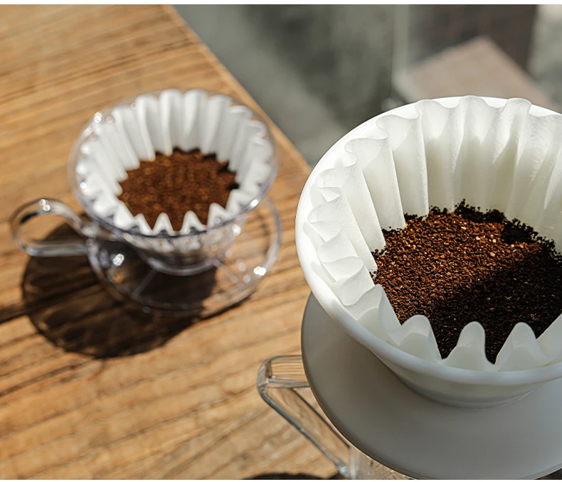 MHW-3BOMBER 50 Sheets of Cake Coffee Filter Paper for 1-4 Cups of Espresso Disposable Casual Home Hand Brewed Coffee Accessories Image 17