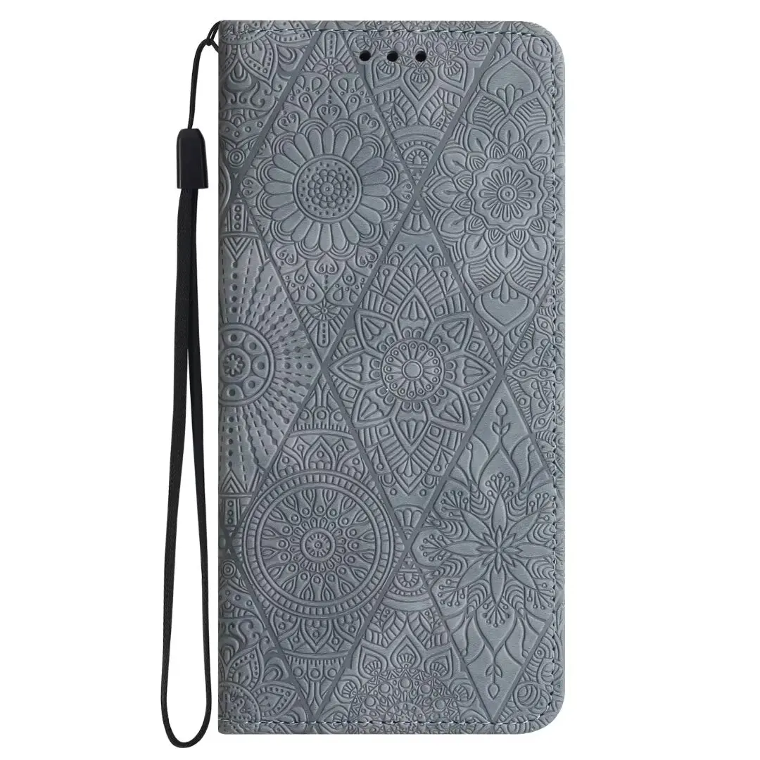 Wallet Slot Magnetic Flip Leather Case - Premium Protective Cover with Card Holder