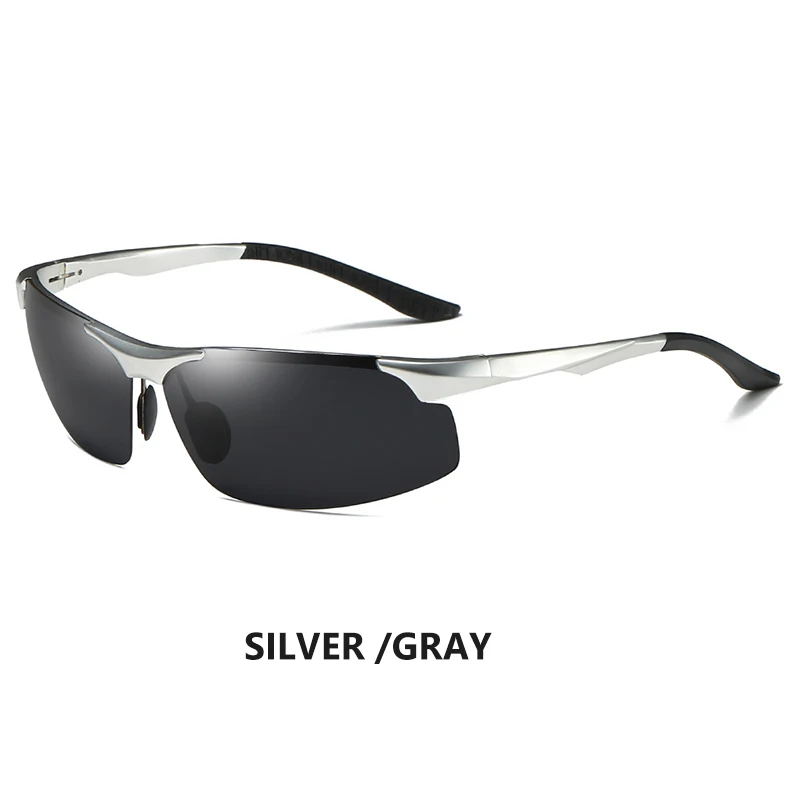 Lunettes De Soleil Homme Photochromiques & Polarisées HD - Monture Aluminium - Modèle AC8003