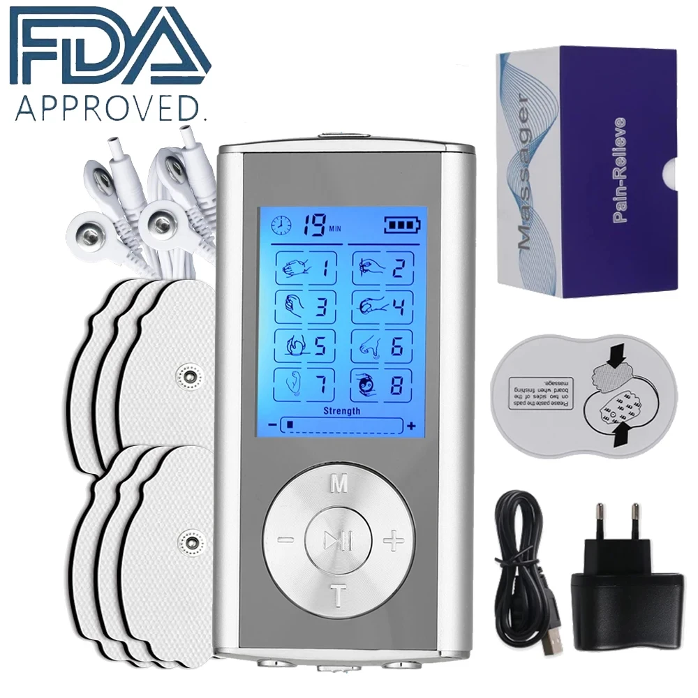 8 Mode Tens Muscle Stimulator Electric IMS Acupuncture and Moxibustion Body Massage Relaxation Meridian Physiotherapy Instrument