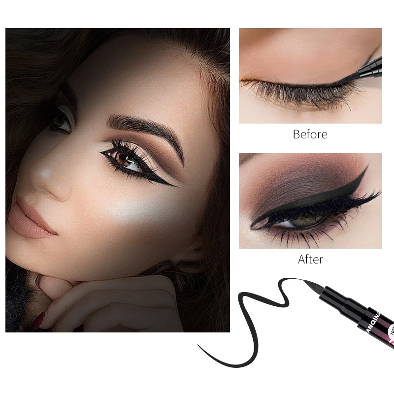 Description Picture 5 of itemBlack Eyeliner Pen Eyes Makeup Waterproof Liquid Eye Liner Pencil Make up Long-lasting Eyelid Drawing Cosmetics