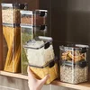 Food Storage Kitchen Containers Plastic Box Jars for Bulk Cereals Kitchen Organizers for Pantry Organizer Jars With Lid Home Set 1