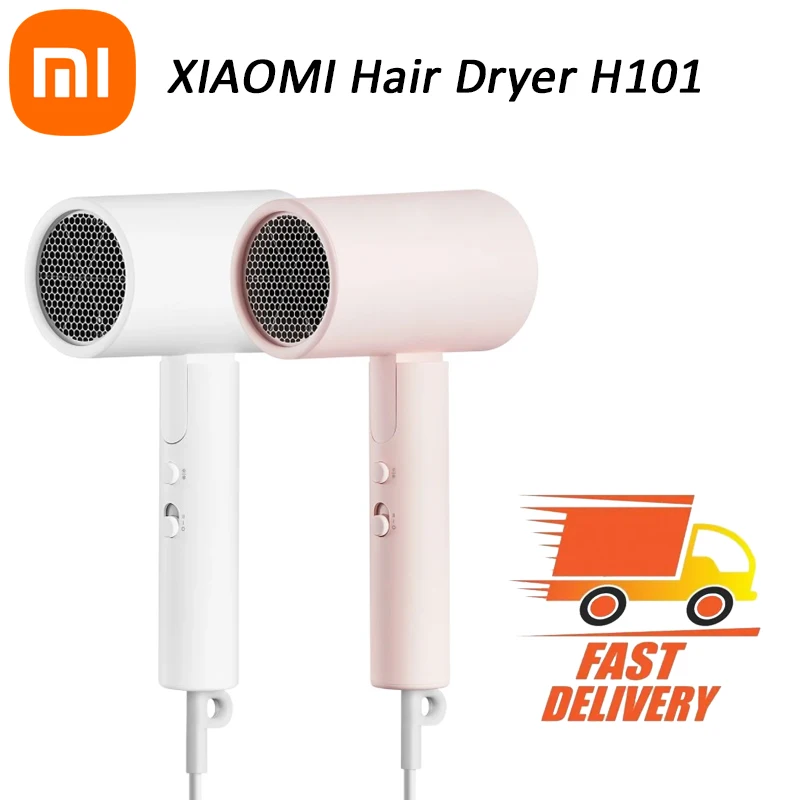 Xiaomi Mijia Asciugacapelli H101 Anion Asciugacapelli Professionale Asciugacapelli Da Viaggio Compatto Pieghevole Asciugacapelli Diffusore