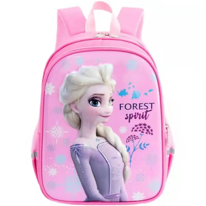 2022 Disney Frozen Kindergarten Backpack For Girl Elsa Anna Primary Student Shoulder Orthopedic Bag Kids Birthday Gifts Mochilas