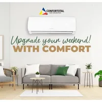Confortotal 12000 BTU Mini Split Air Conditioner and Heat Pump 110V Ductless,1 ton,with WIFI Compatible with Alexa 2
