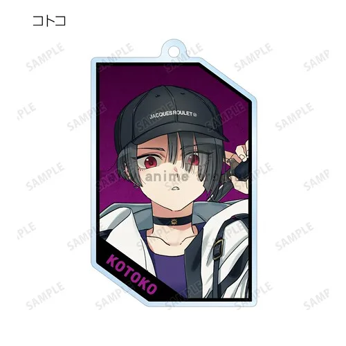 Hot Anime MILGRAM Q Version Acrylic Keychain MILGЯAM Haruka