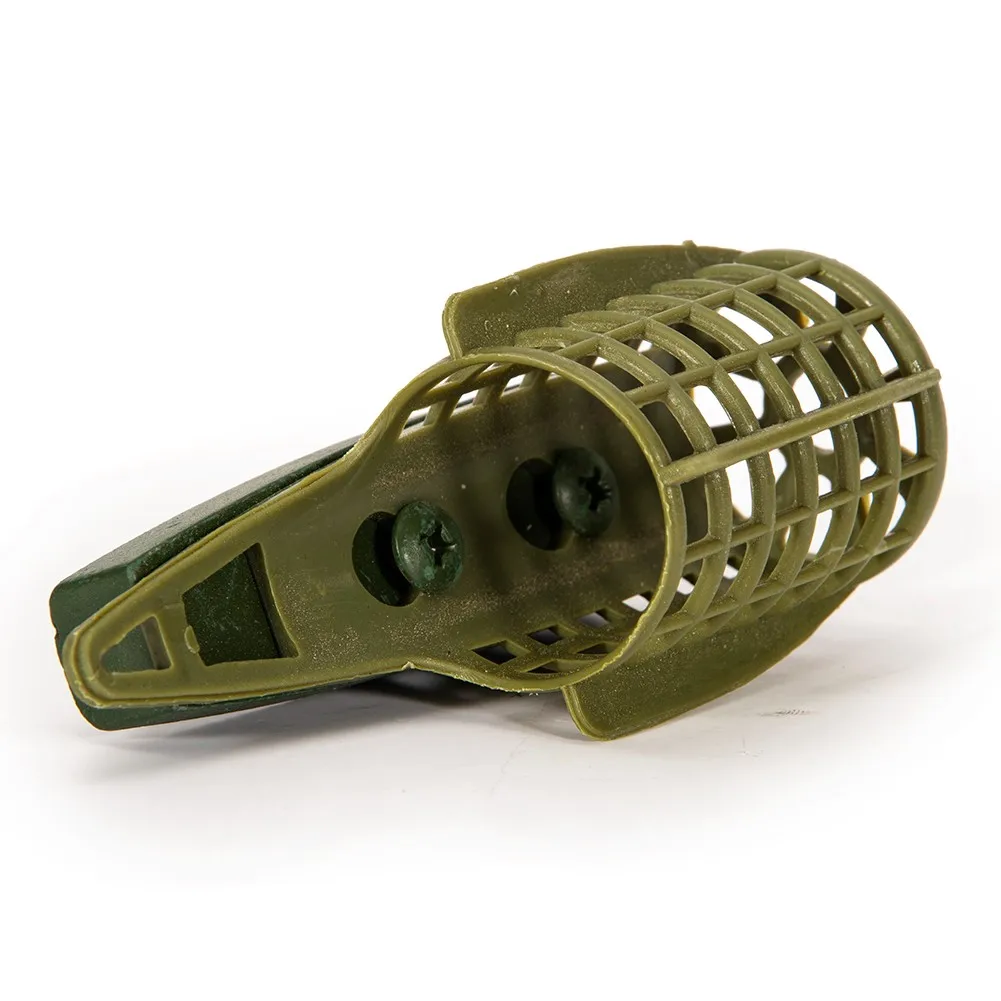 Fishing Feeder Basket Holder - Bait Cage With Iron Head For Carp Fishing, Method Feeder, 20g/30g/40g/50g Options