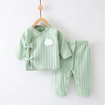 0-6M Set neonato per ragazze Ragazzi Primavera Infantile Neonato Ragazza Set Abbigliamento casual per ragazza T-shirt a maniche lunghe Pantaloni Tute