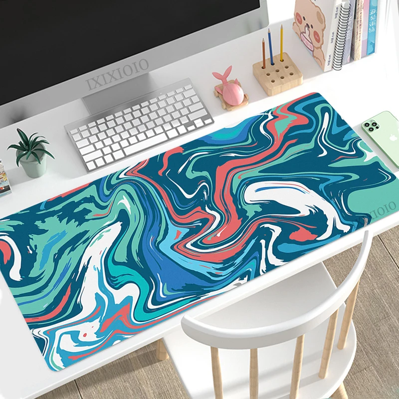 

Коврик для мыши для геймеров Strata Liquid Art XL, большой компьютерный коврик для мыши под заказ XXL, игровой коврик, настольные коврики, Мягкий Нескользящий Коврик для офиса
