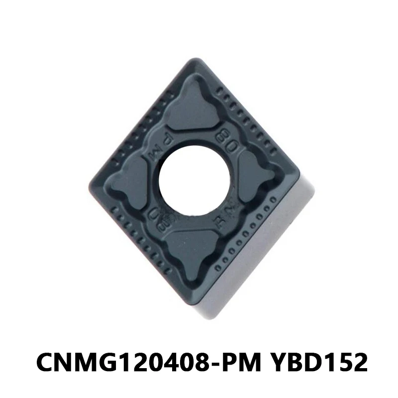 

100% Original CNMG CNMG120408 Carbide Turning Inserts CNMG120408-PM YBD152 for Grey Cast Iron And Nodular Cast Iron Machining