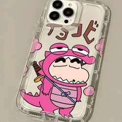 Charming Clear Phone Case with C - Crayon S - ShinChan Design - Samsung S24 Plus 5G (QN - 298QN0519A4)