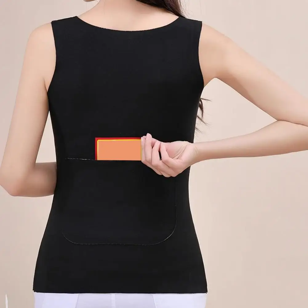 

Warm Base Layer Vest Women's Seamless Thermal Vest with Plush Lining Slim Fit Design for Fall Winter V Neck Sleeveless for Extra