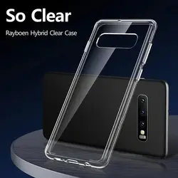 Clear Thin Frame Bumper Silicone Back Cover - Antiskid and Durable Phone Case - Samsung S10Lite (Clear)
