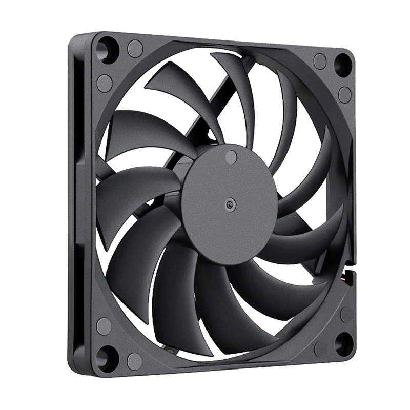 Gdstime-ventilador Axial 80 mm x 80 mm x 10 mm Caixa de Computador Ventilador Cooler Esfera Dupla Usb Pinos Pinos 5v 12v 24v 8cm - Imagem 2