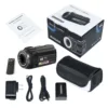 4K Professional Camcorder WIFI Digital Video Camera For Youtube Streaming Vlog Recorder 16X Time-Lapse Webcam Stabilizer Videcam 1