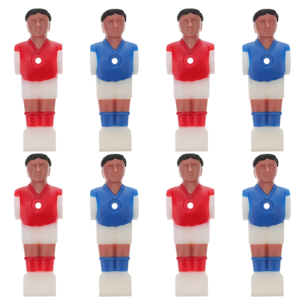 

8 Pcs Soccer Ball Foosball Machine Replacement Player Football Toys Accessories Statues Table Dolls Desk Figures Athletes