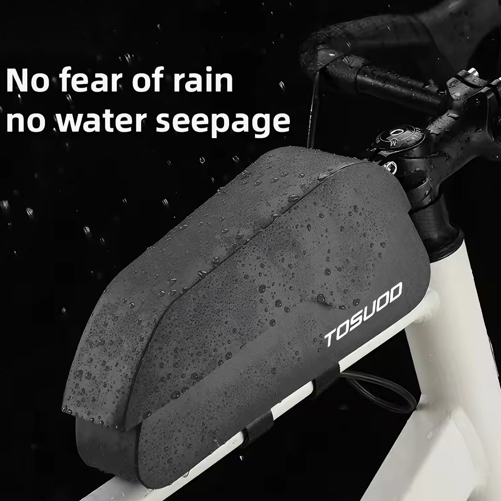 TOSUOD TSF012-01 Bicycle Top Tube Bag Magnetic 1.5L Waterproof - Image 4