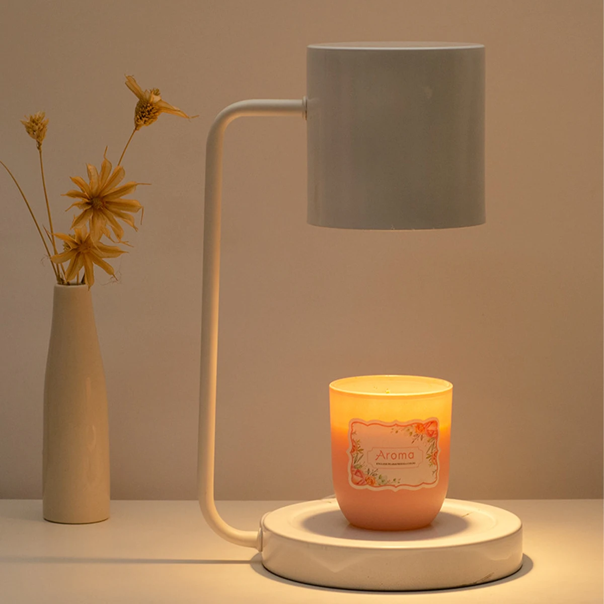 candle warmer lamp with timer