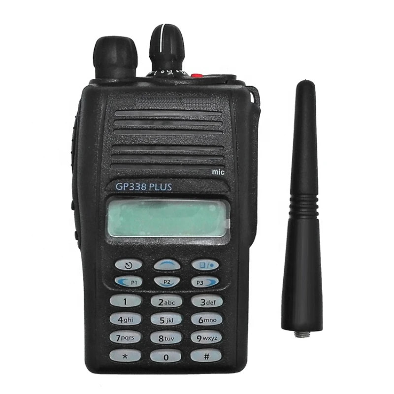 

Cheap walkie talkies GP338 Plus handheld radio vhf uhf communication sale