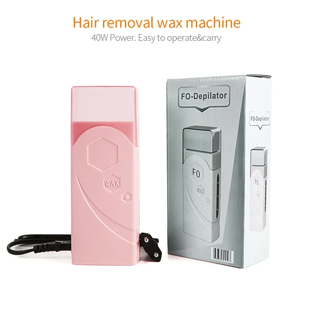 4 in 1 Hair Removal Wax Machine 40W Roll On Wax Heater Suit For Lips Forehead Body Hair Cleaner Wax Heater Device Honey Aloe Wax
