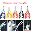 1PC Multifunction Fishing Tools Accessories for Goods Winter Tackle Pliers Vise Knitting Flies Scissors Braid Set Fish Tongs 2