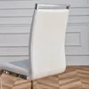 Modern Dining Chairs Set of 4, Side Dining Room/Kitchen Chairs with Faux Leather Padded Seat High Back, Dining Chairs Sets 2