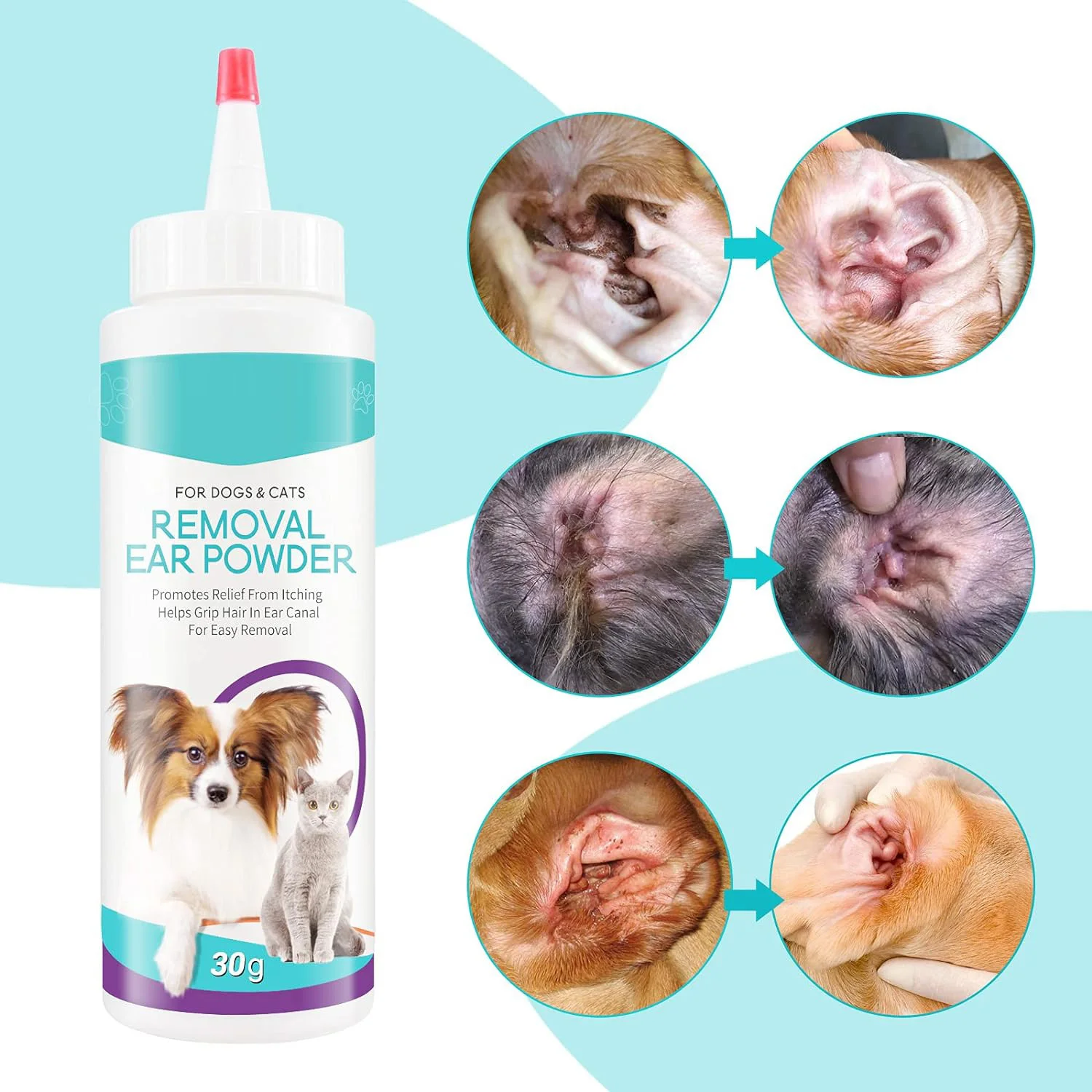 Dog Ear Cleaner 30g Pet Ear Medicine
