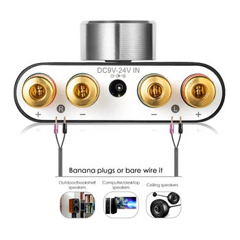 Nobsound Mini Bluetooth 5.0 TPA3116 Digital Amplifier Hifi Stereo Audio Receiver Power Amp 50W+50W Car Sound Amplifiers 3