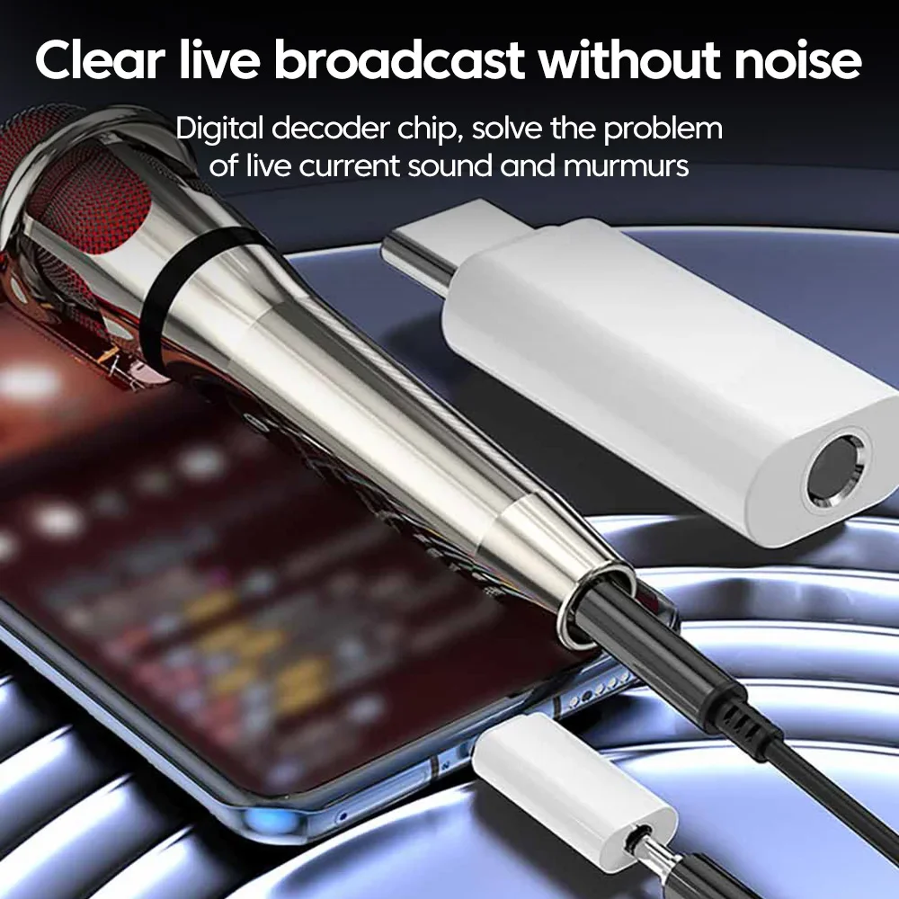 USB/유형 C  3.5MM 오디오 어댑터 USB C  3.5 잭 오디오 헤드폰 변환기 iphone 15 삼성 노트북 마이크 액세서리