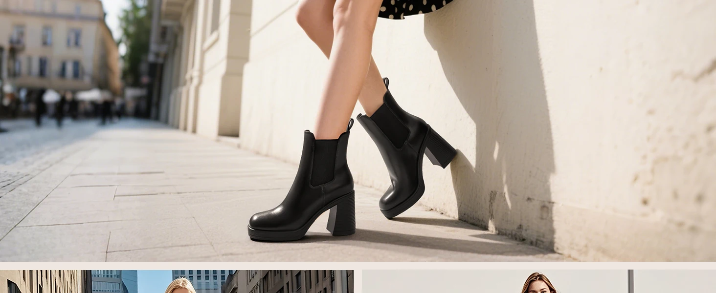 Women's Chelsea Platform Boots