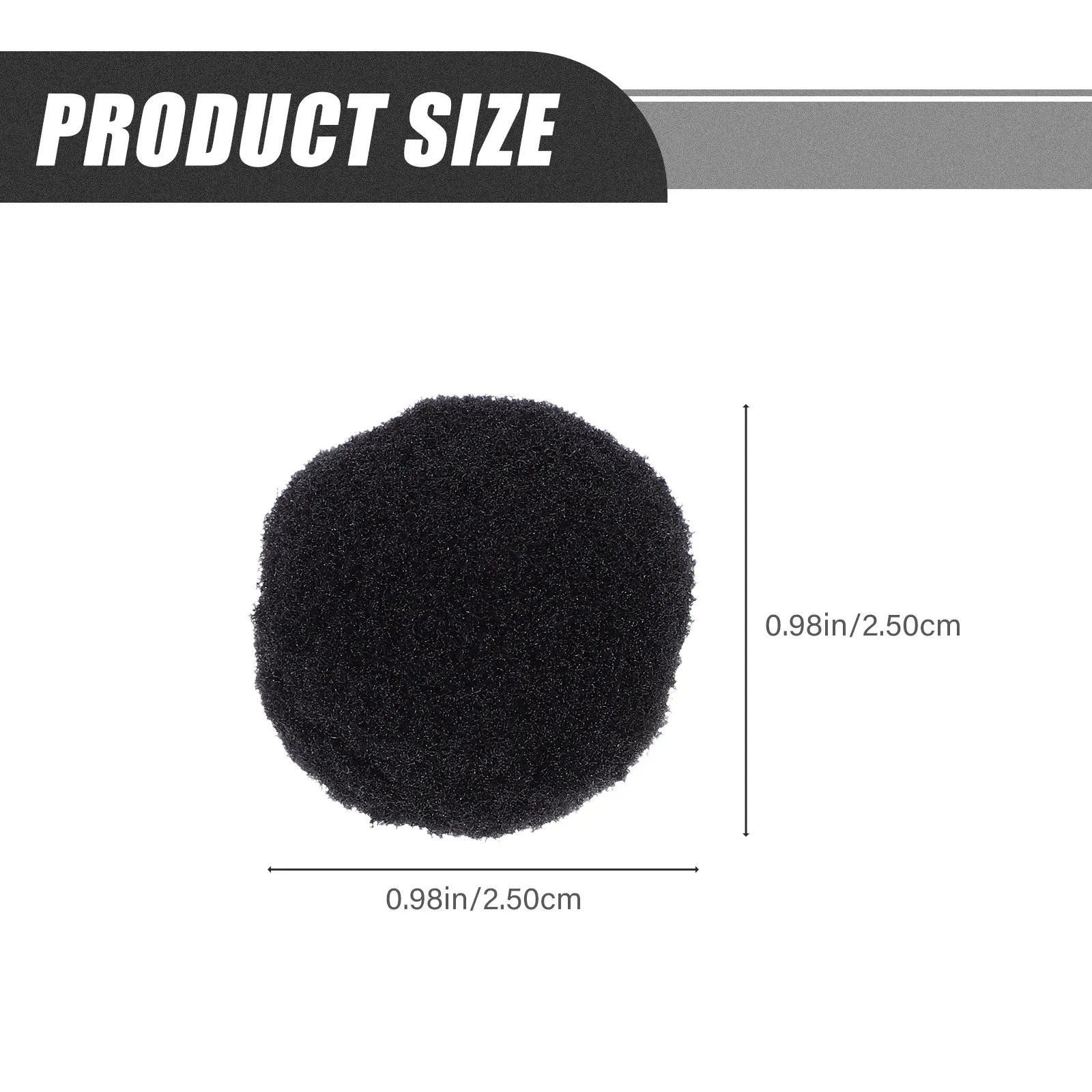 500Pcs Pom Pom 공 DIY 공예 의류 액세서리 모자 가방에 대 한 장식 공 드레스 공예 의류 액세서리