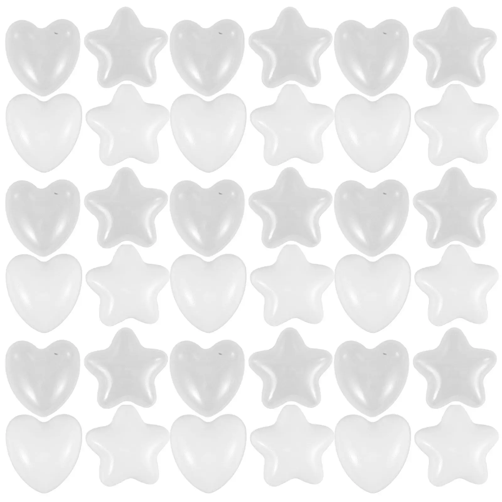 100Pcs 스타 하트 모양의 오션 볼 부드러운 표면 경량 크러시 프루프 풀 플레이 텐트 볼 피트 장식 실내 장식