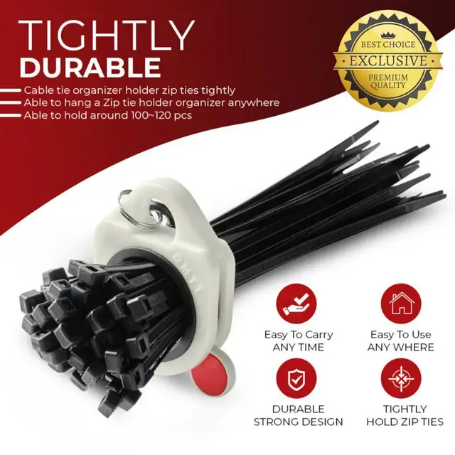 Organizer Per Fascette Con Cerniera - 2 Pezzi, Metallo Leggero, Per Cintura - Foto 10