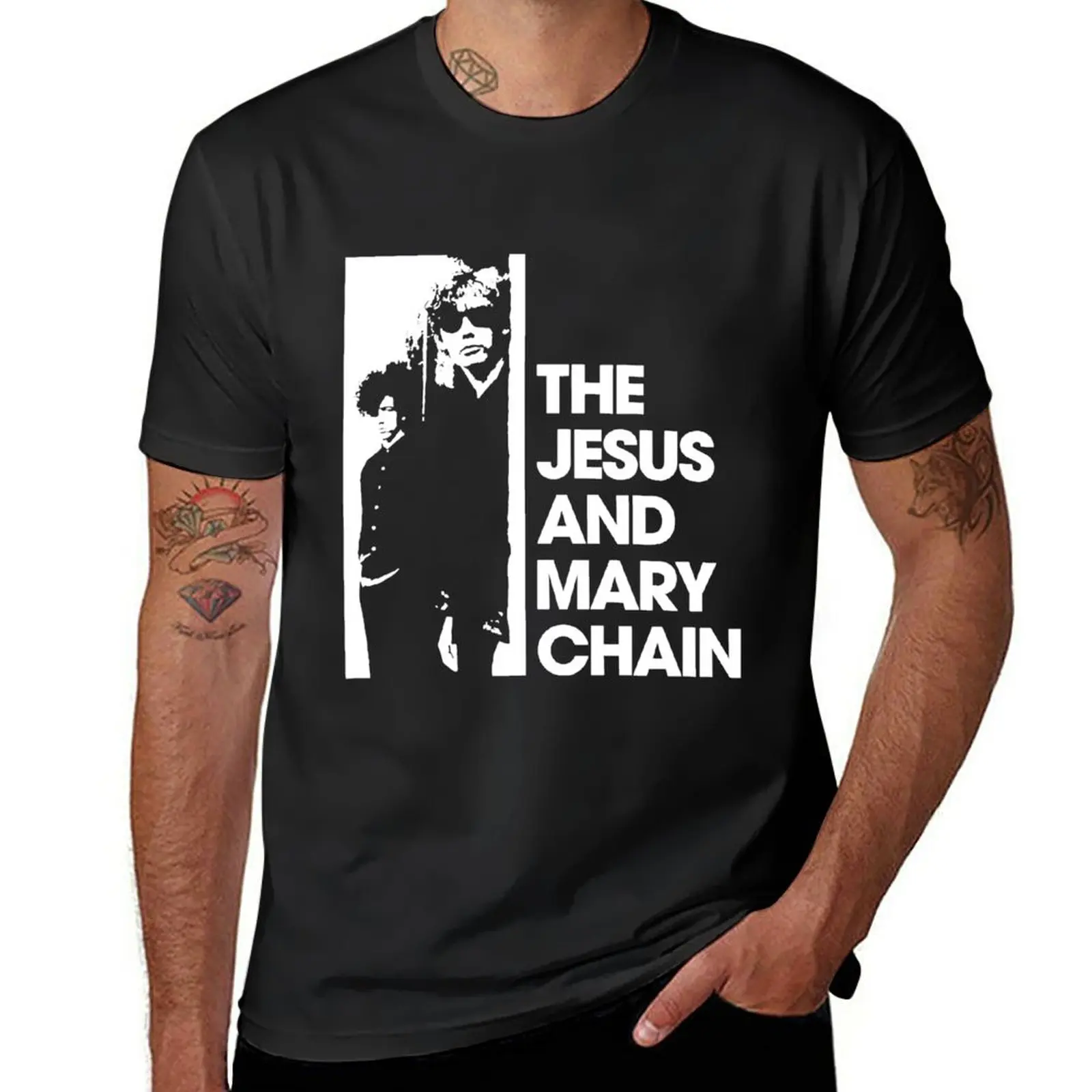 New Jamc Jesus And Mary Chain T-Shirt Blank T-Shirt Abbigliamento Uomo