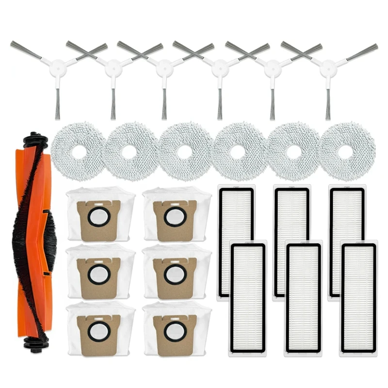 

Запчасти для Xiaomi Mijia Omni 2 C102CN / B101CN / B116CN / X10 +, основная боковая щетка, фильтр НЕРА, пылесборник для швабры